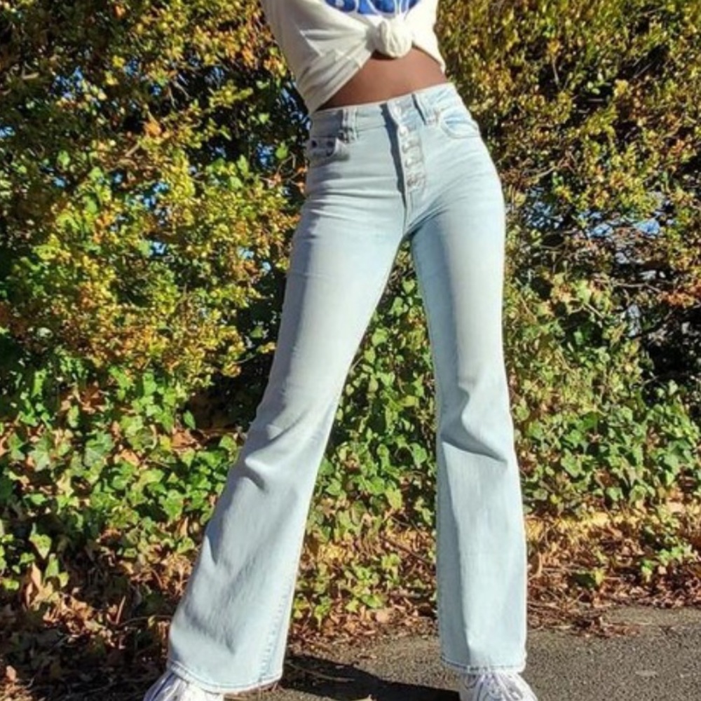 AE Ne(x)t Level Super High-Waisted Flare Jean